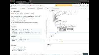 3Sum Closest leetcode question solution in Java