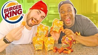 Mac And Cheetos By Burger King Taste Test Reaction Challenge