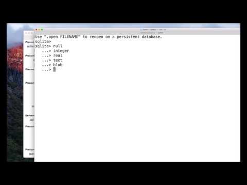 SQLite Data Types