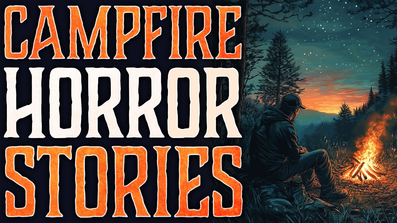 Scary Stories to be Told Around the Campfire | Black Screen Horror | Ambient Rain Sounds for SLEEP