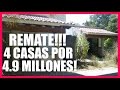 REMATE!!! 4 CASAS POR 4.9 MILLONES DE PESOS!!!