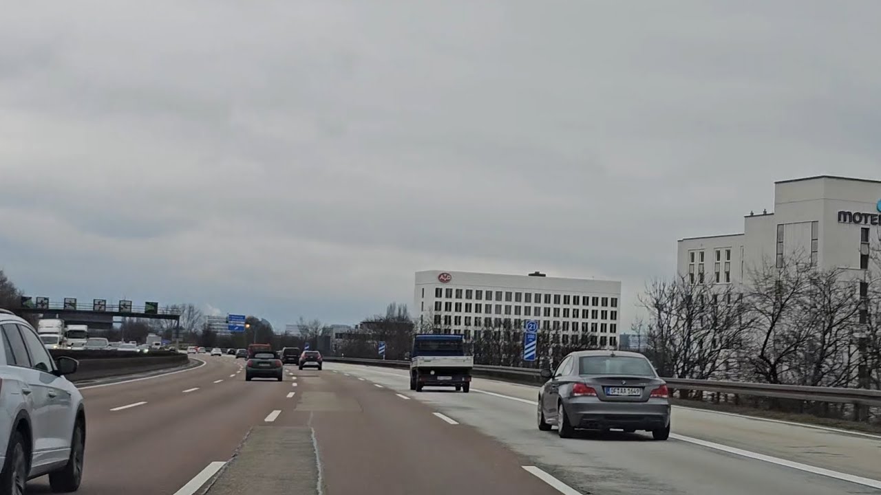 Driving in Germany _ A amazing drive on Highway/autobahn A5  PLEASE LIKE&SUBSCRIBE 