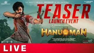 LIVE:HanuMan Teaser Launch Event LIVE | Prasanth Varma | Teja Sajja, Amritha Aiyer -iDream Filmnagar