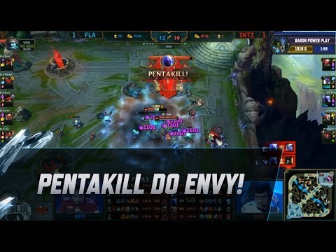 lol esports br assista ao vivo CBLoL 2019 - Pentakill do Envy!