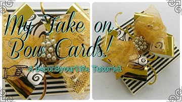 Card Making Tutorial for Beginners | Spellbinders Multi Loop Bow Die