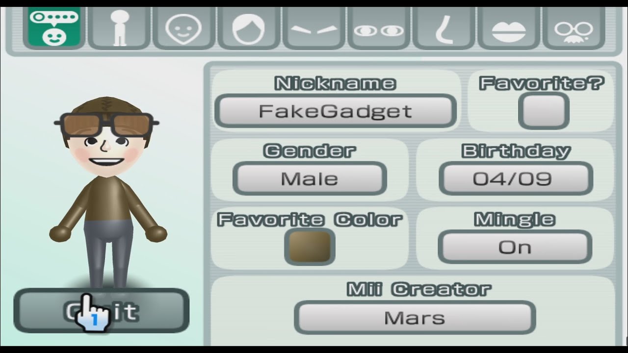 miiページ Fake Gadget - Inspector Gadget - Mii 1608 - YouTube