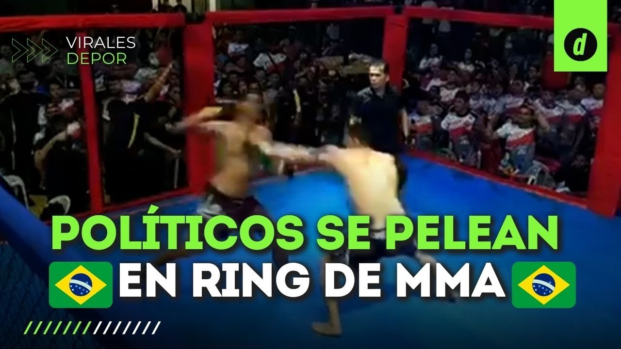Alcalde brasileño se subió al ring para dirimir una discusión política