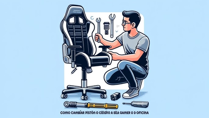 Pistón Neumático Repuesto Silla Sillón Gamer Oficina Clase 3