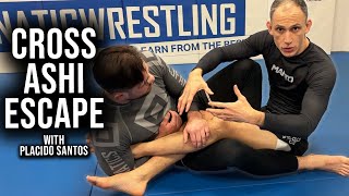 Escaping Double Trouble No Gi (Cross Ashi Garami)