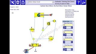 Hydraulic Circuit Builder Simulation Software – S1_SimIntro screenshot 5