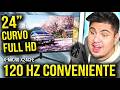 Probé el X-MICRO 24” CURVO 120Hz y es INTERESANTE en ARGENTINA 2026