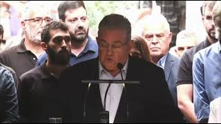 Το «αντίο» του Δημήτρη Κουτσούμπα στον Σπύρο Χαλβατζή