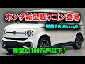 ホンダ新型軽ワゴン衝撃の100万円以下で登場！軽自動車史上最安値で実現した5つの革新的進化を公開！