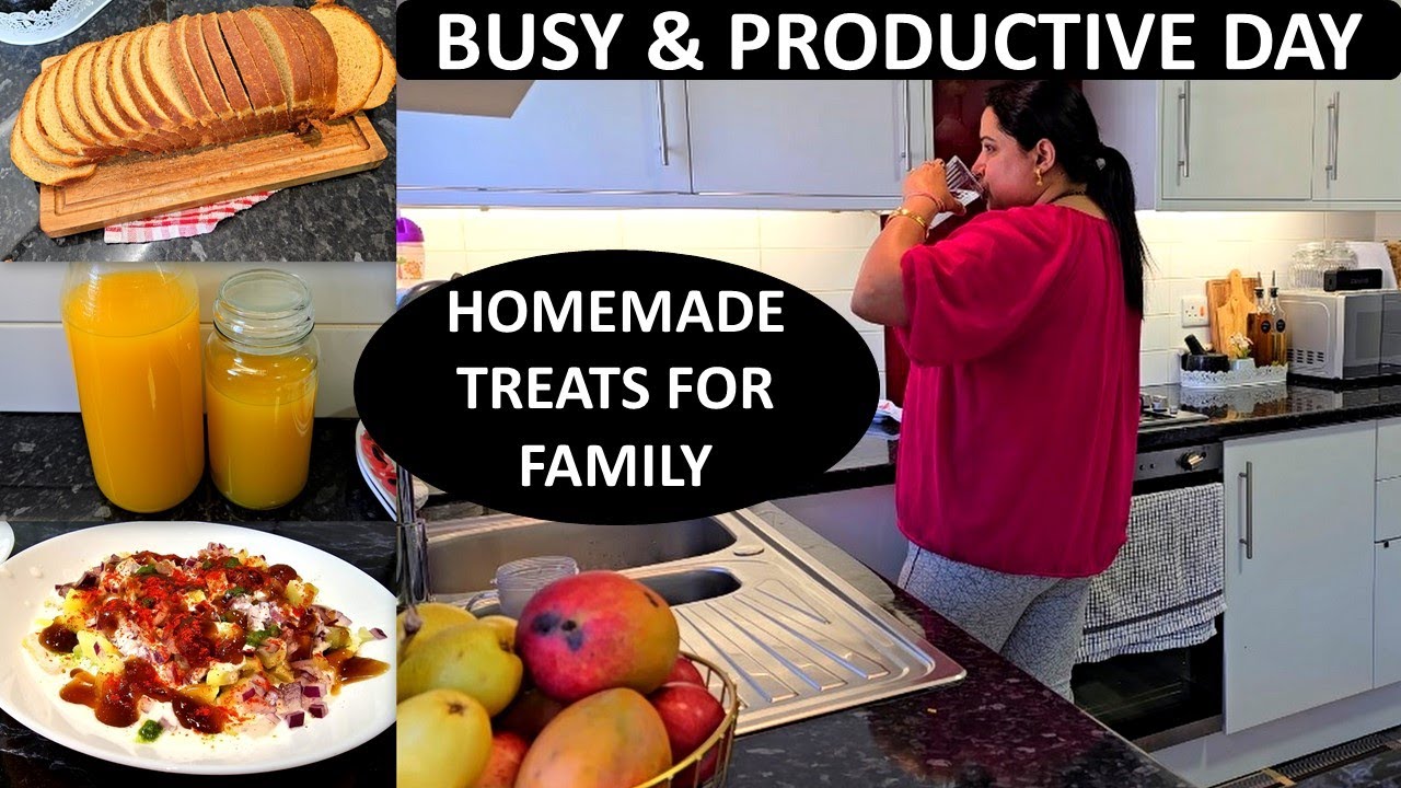 Happiness is Homemade - Treating My Kids with Home baked Bread & Mango Fruity | Rainy Day Special