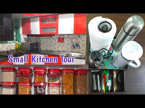 Indian Small Kitchen Tour | Small Kitchen Organization Ideas | Organize