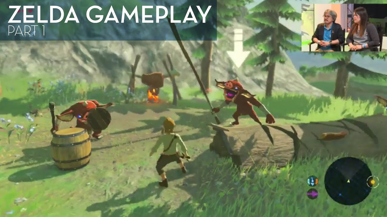 Legend of Zelda: Breath The Wild Gameplay (Part 1) - YouTube