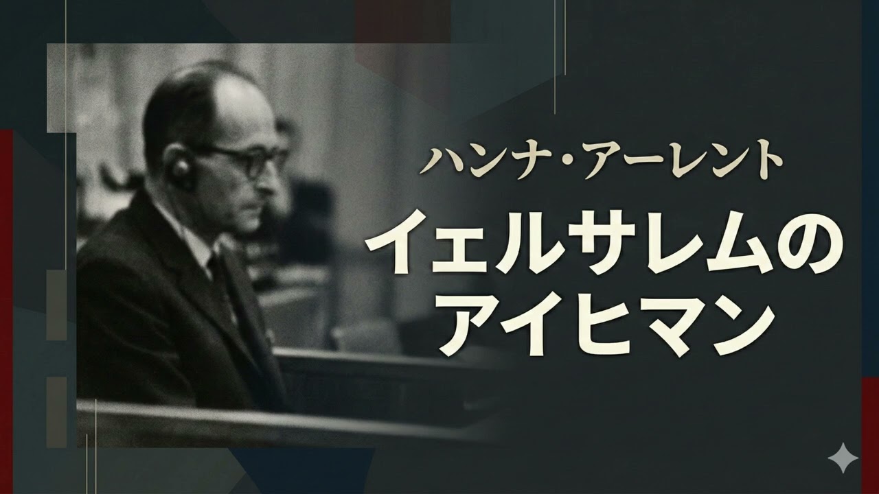 ハンナ・アーレント『イェルサレムのアイヒマン』