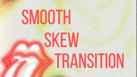 Ae like transition on Funimate - smooth skew