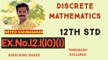 12th Std Maths Ex.12.1(10)(i) Let A be Q\{1} Define * on A by x*y= x+y-xy. Is * binary on A? If so e
