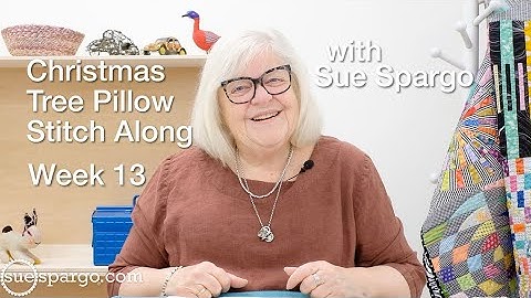 Christmas Tree Pillow Stitch Along - Week 13:  Small Snowflake #2