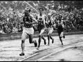 A breathtaking finish between emil ztopek and gaston reiff in the 5000m  london 1948 olympics