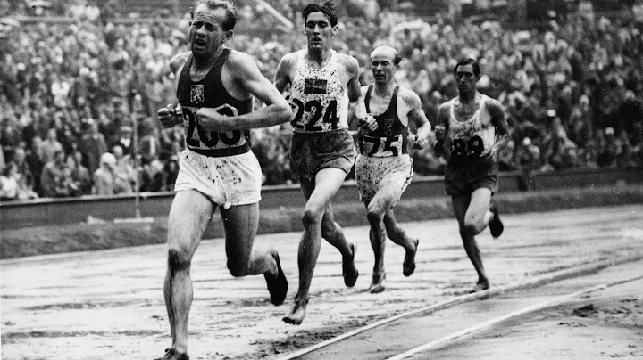 A Breathtaking finish between Emil Ztopek and Gast...