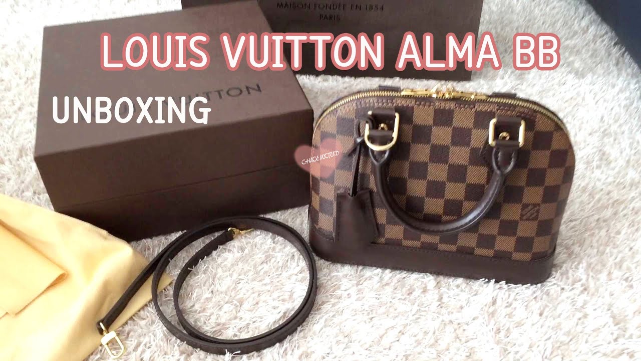 Louis Vuitton Alma BB Unboxing (World Tour Edition) + mini