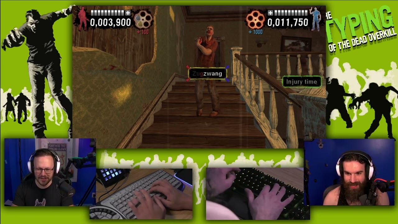 Typing of the Dead OVERKILL - GIANT KEYBOARD CHALLENGE