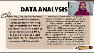 The mini project statistic DPB30063 -Mental Health (G7)