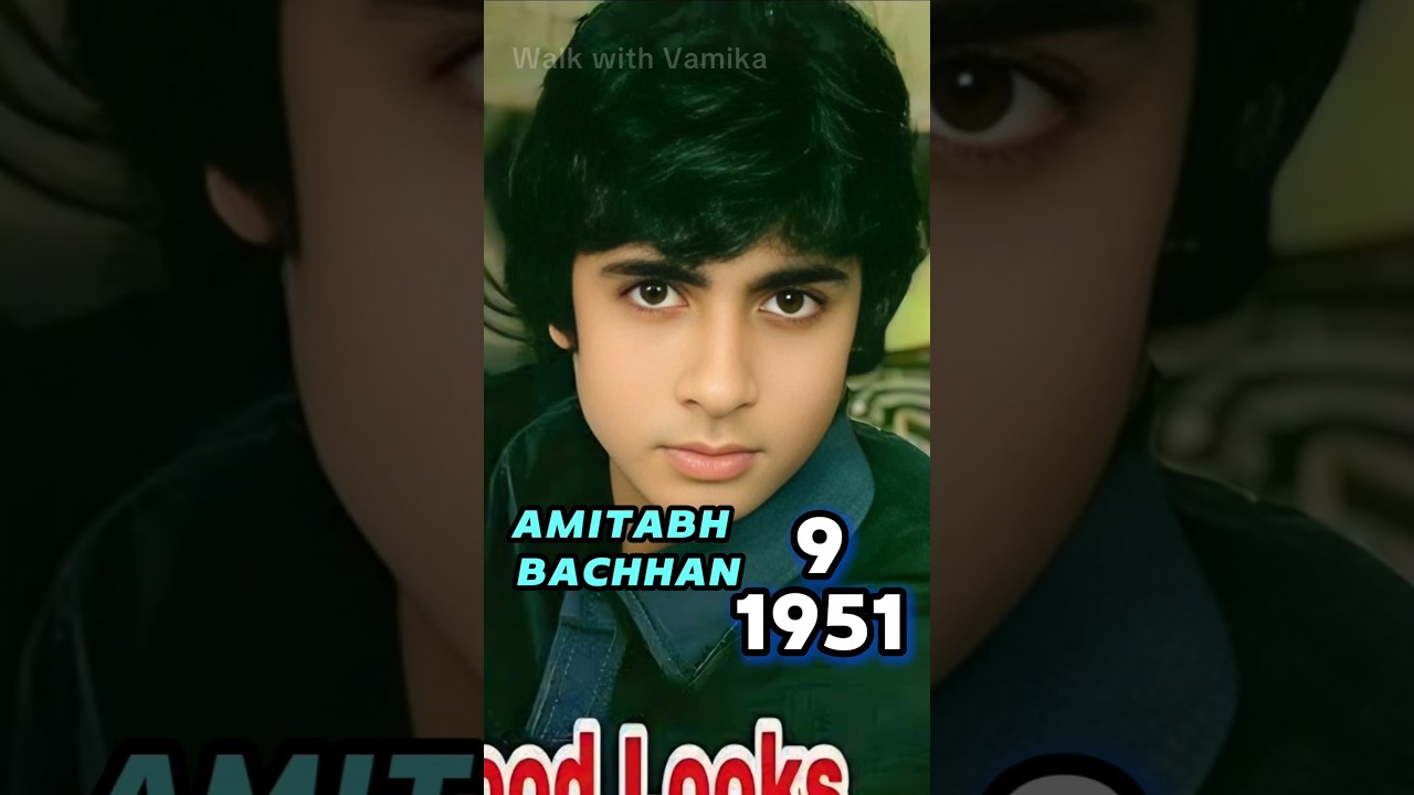 AMITABH BACHCHAN Age Transformation (1942-2024) | Amitabh bachchan life journey #oldbollywood #kbc