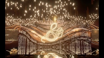 CGsorealCom Golden Theme Wedding Hall Scene D5 Render