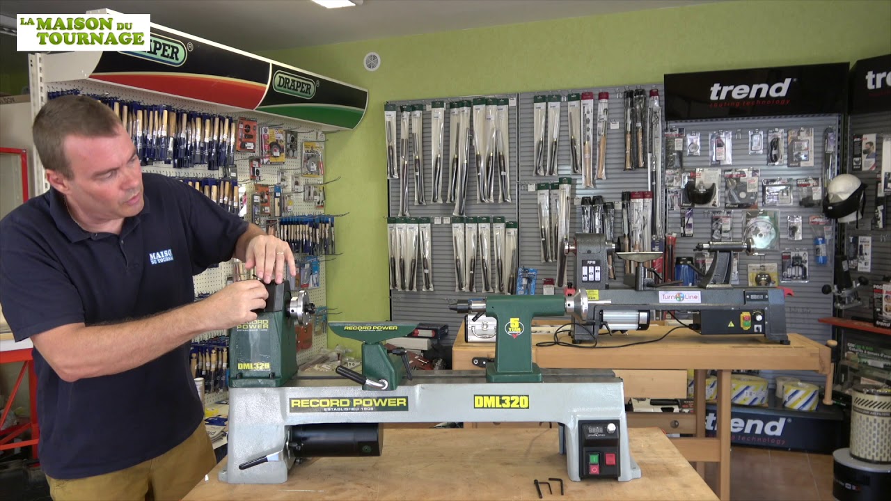 Présentation du tour à bois RECORD POWER DML320 YouTube