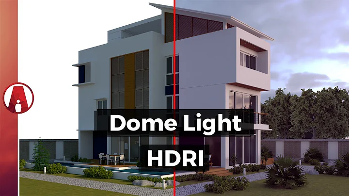 How to use DOME LIGHT and HDRI for Exterior Lighting | Vray for Sketchup