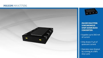 New at Mouser - Maxim Integrated MAX77596