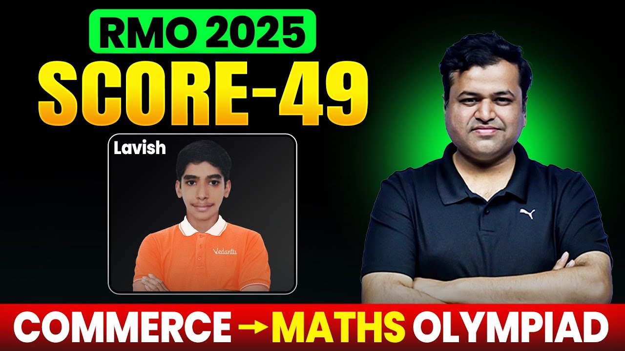 Commerce Student Who Cleared RMO?! Lavish's Math Journey