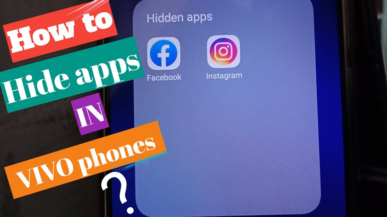 How To Hide Apps In VIVO Mobile In Hindi Vivo Ke Mobile Se Apps Ko 