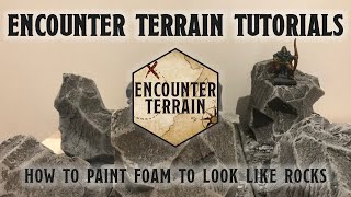 ET: How to paint foam to look like rocks