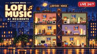 Chill Music 24 7 🏮 A Cozy Pixel Apartment Where AI Neighbours Live Their Lives