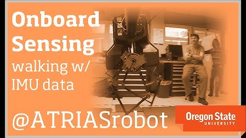 ATRIAS Robot: Walking with Onboard Sensing in 2D