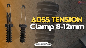 ADSS Tension Clamp 8-12mm || Optical Fiber cable accessories in Nepal || D-TECH TRADING