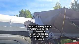BaseCamp 160™ Rooftop Tent | Built for Adventure Across Canada screenshot 3
