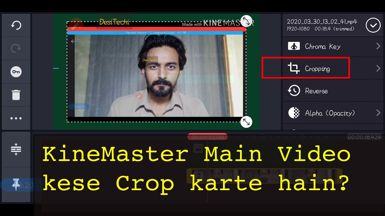 How To Crop Video On Kinemaster