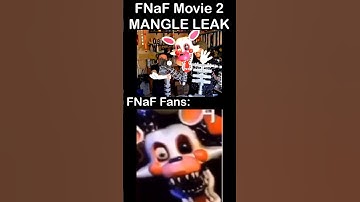 "Mangle LEAK For FNaF Movie 2" FNaF Fans: | FNaF Movie 2 LEAK
