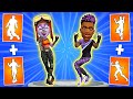 What happens if mix two Fortnite dances in one. Part 29. Fishin emote + Criss Cross dance.