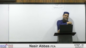 Advanced Accounting And Financial Reporting |AAFR| CFAP| CA|CFAP1 pac Sir Nasir Abbas Lecture 4