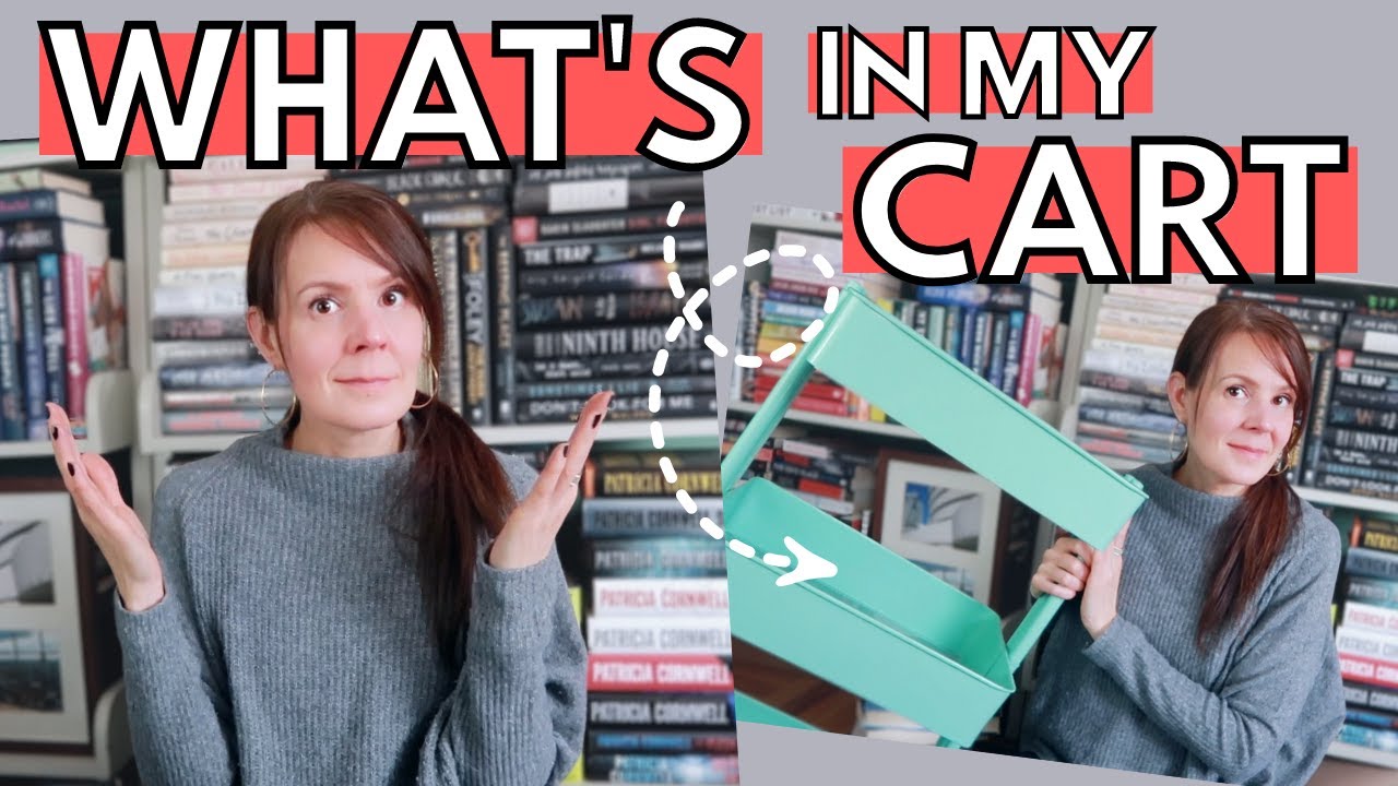 BOOK CART TOUR - PART ONE  | Coming Clean About The Books On My Cart.  Well...This Cart!