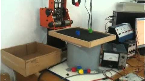 Vision-guided pick-and-place robot