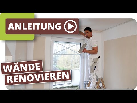 Video: Wandrenovierung, um Zuhause zu renovieren