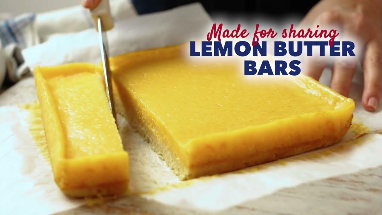 Lemon Butter Bars YouTube