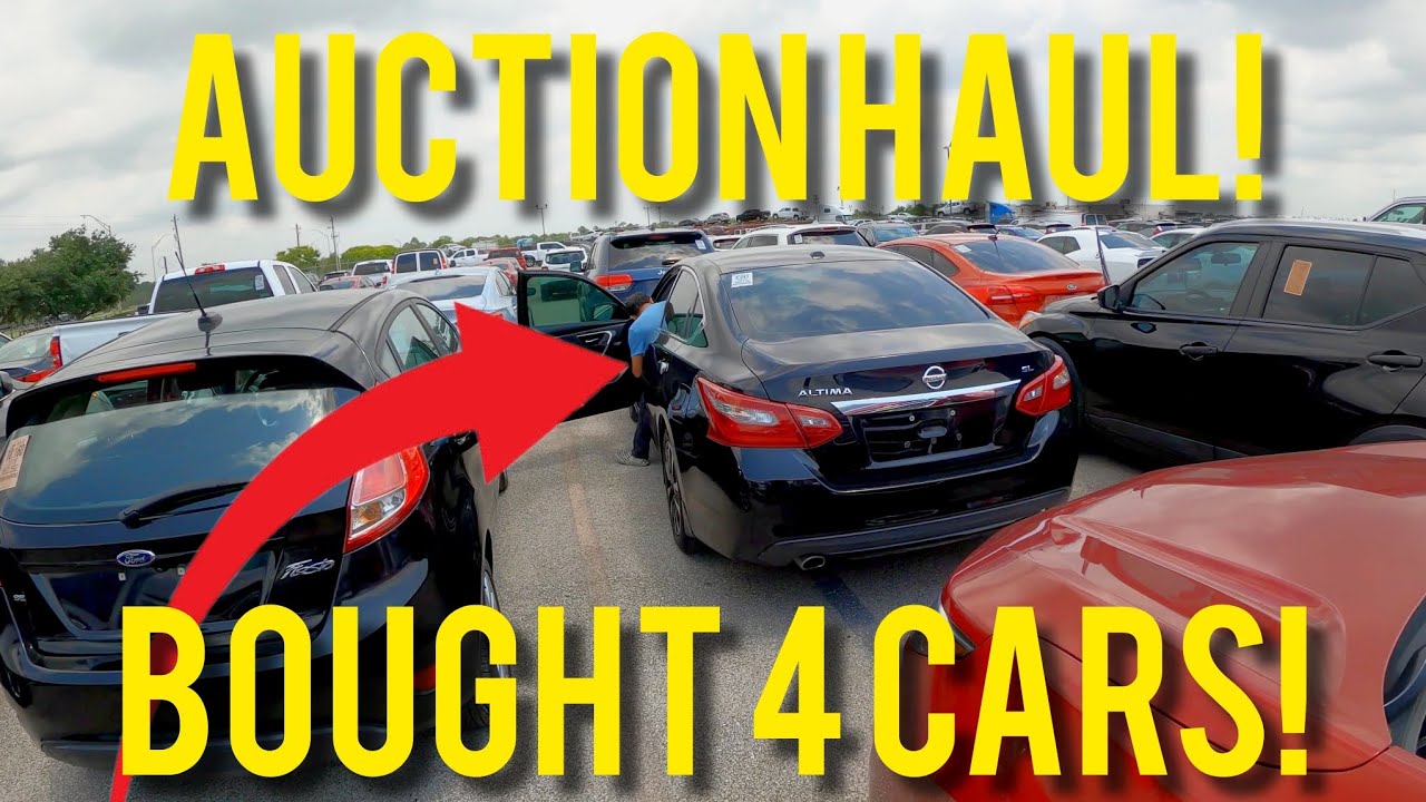 AUCTION HAUL! BOUGHT 4 CARS ONLINE! THIS IS WHAT ITS LIKE INSIDE